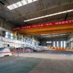 國內(nèi)首套大采高10kV智能高效刮板輸送成套裝備在中煤張煤機(jī)公司下線