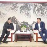 趙暉與長沙經(jīng)開區(qū)黨工委書記、長沙縣委書記王雄文會談