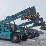 不畏嚴(yán)寒！三一電動(dòng)正面吊批量交付新疆