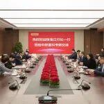 交通銀行行長張寶江一行在中聯(lián)重科考察交流