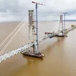 全長(zhǎng)近5公里！馬來(lái)西亞魯巴跨海大橋合龍