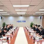 劉鍵與中國(guó)一重董事、總經(jīng)理、黨委副書記全華強(qiáng)座談交流