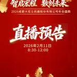 直播預(yù)告 | 2月11日早上9:20，大宏立邀您共賞年會(huì)盛典！