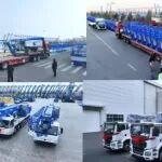 太重工起汽車吊、高空作業(yè)平臺、隨車吊三大板塊千臺設(shè)備發(fā)運