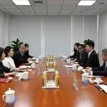 劉鍵與普洛斯中國首席執(zhí)行官趙明琪座談交流