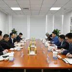 劉鍵與POSCO Holdings大中華區(qū)總代表李元鐵座談交流