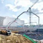 萬(wàn)方混凝土“零故障”收官！徐工重器，錨定自貿(mào)港未來(lái)