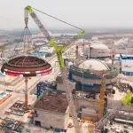 中聯(lián)重科ZCC89000履帶起重機助力海南昌江核電4號機組外穹頂精準(zhǔn)吊裝