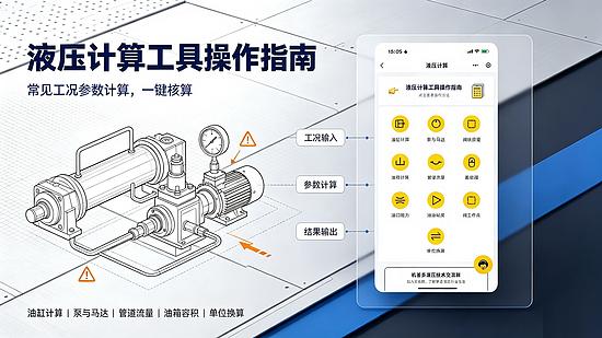 液压计算工具怎么选？工程实测选型指南｜告别参数算不准、现场翻车