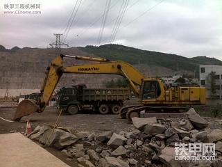 宜宾向家坝水电站的大挖和我的小360！！！！