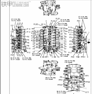 小松PC200--8分配阀详解