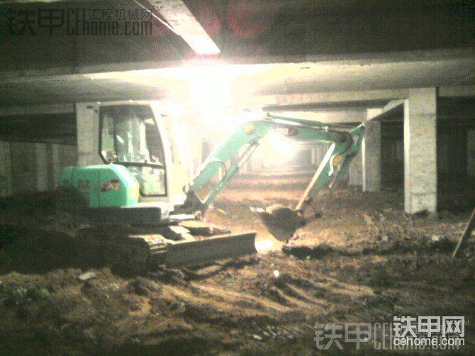 這是第一次整平，還沒挖排水溝呢