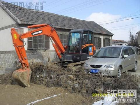 斗山60-7交作業(yè)，挖機(jī)回家過年了?。。?！