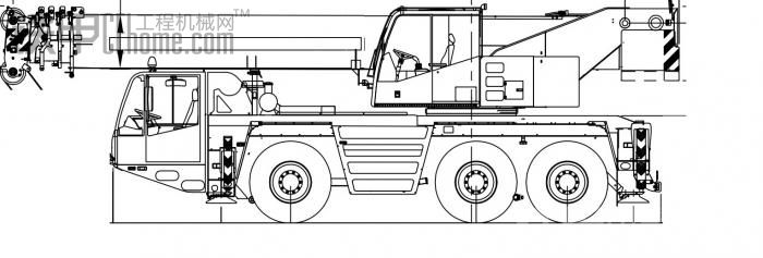 [原創(chuàng)紙模型新作]TEREX-DEMAG AC50起重機(jī)新鮮出爐