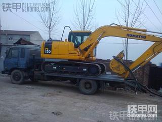 我的小松130托板车