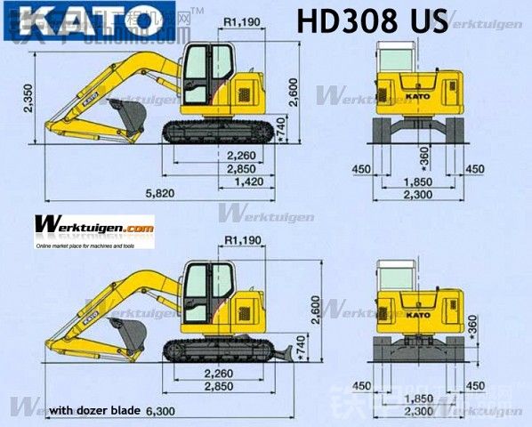 加滕HD308US挖掘機