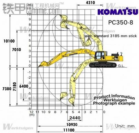 小松PC350-8挖掘机图片