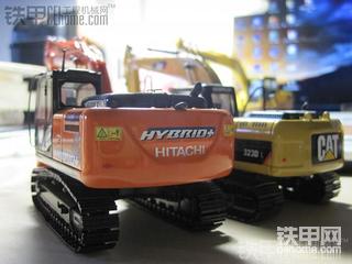 挖掘机模型三巨头cat hitachi komatsu