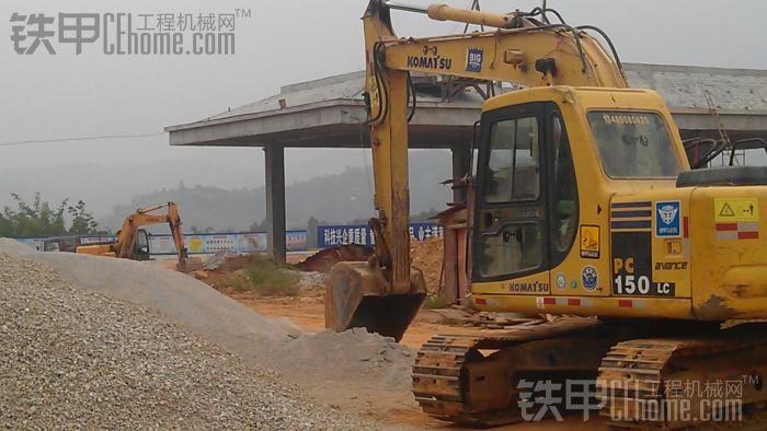 KOMATSU120做高速