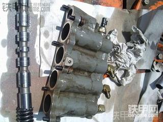 日立ZX200-3G挖机多路阀拆下来清洗