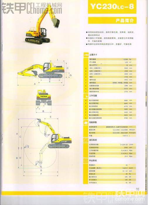 玉柴挖機(jī)直銷資料