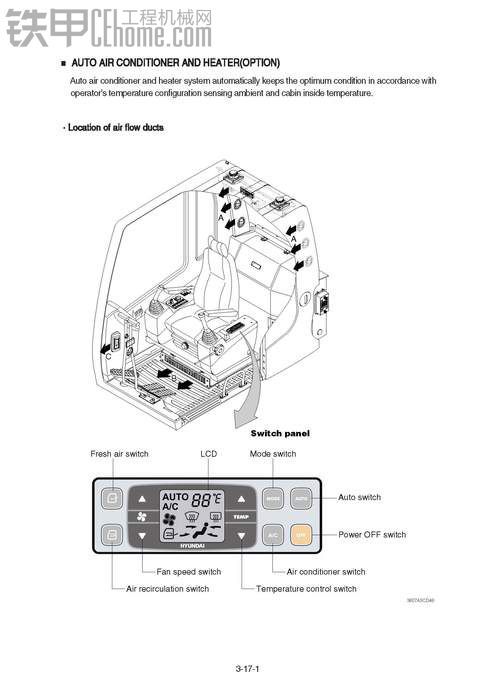 现代挖掘机R450-7操作保养手册