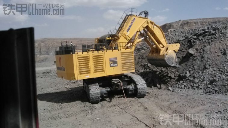 KOMATSU PC5500工作实拍+视频