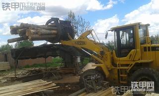 晒晒雷沃FL936F抓木机 去朋友那看到的