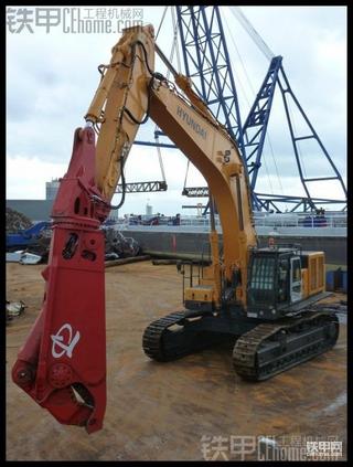 《靓机美图》南韩棒子的HYUNDAI 800LC - 7，在国外。