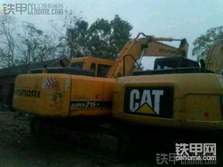 现代挖掘机工作图