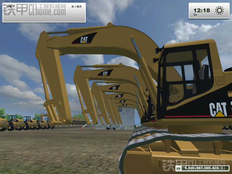 模拟农场游戏里的工程机械