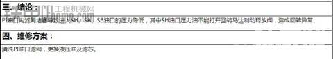 【故障案例樣本】日立ZX200-3G挖掘機(jī)全車動作慢