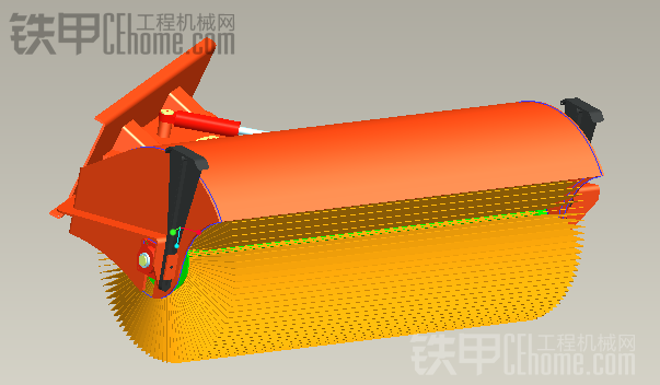 ARDOR斜角清扫器 可以配 滑移装载机 装载机 两头忙