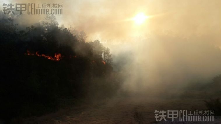 干活干着干着后面的山着火了