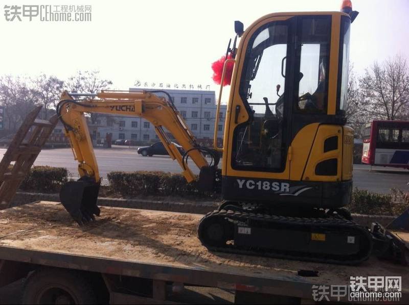 河北地区首台YC18SR无尾型挖掘机顺利交机-帖子图片