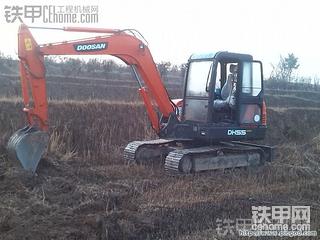 【提车作业】新入手的斗山DH55 挖掘机