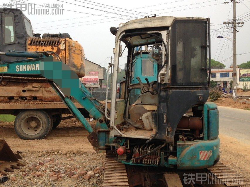 山河智能SWE40U二手挖掘机 价格3.5万 湖南湘潭市 低价出售 有兴趣联系