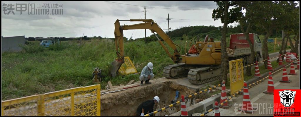 【日本石垣】施工的機(jī)機(jī)。+荒郊野地，撿了個(gè)【日本妮】。