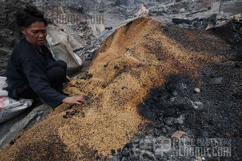 我美丽的家乡，去年7月一场火灾终结了240多户人的家，来得冲冲去得无影无中