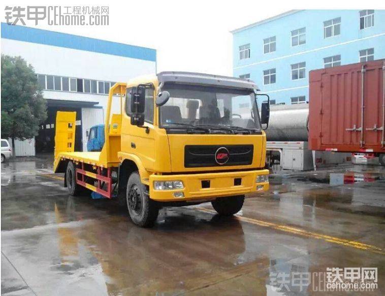 挖機(jī)平板拖車購車熱線：13774123355