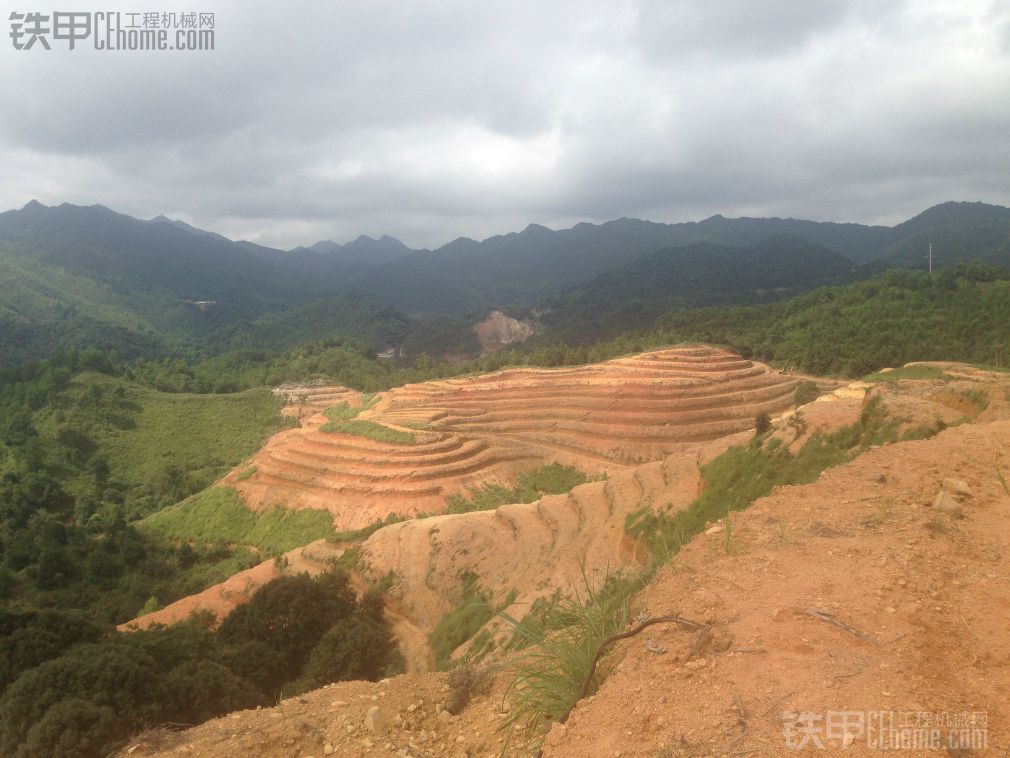 卡特 CAT312B 挖掘机 去乡下开茶山篇a