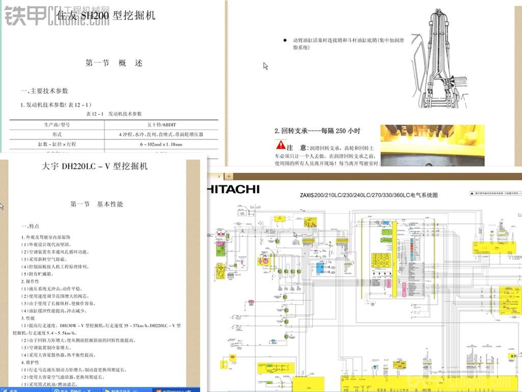 小弟是新来的甲友对液压工程机械设备维修挺感兴趣的现在自学挖掘机维修资料给点意见