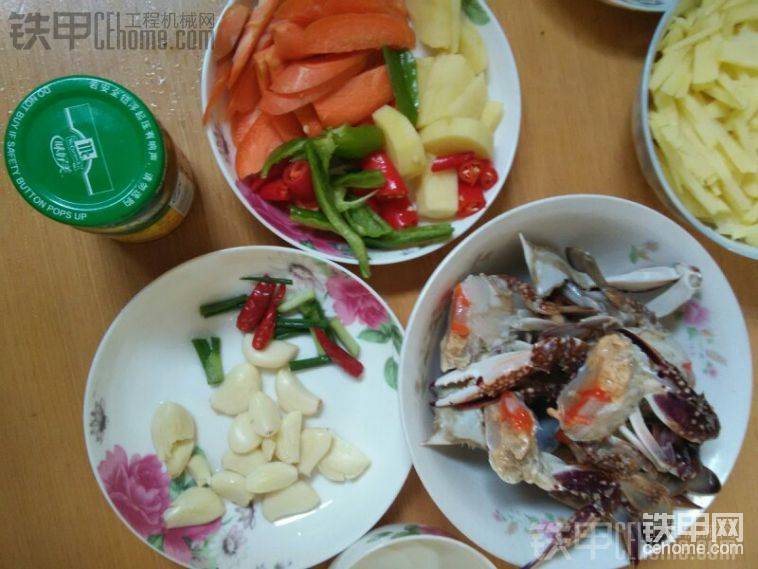 食材準備好
