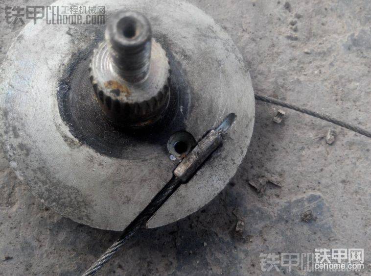 油門拉線塊斷了，決定自己換根心，
