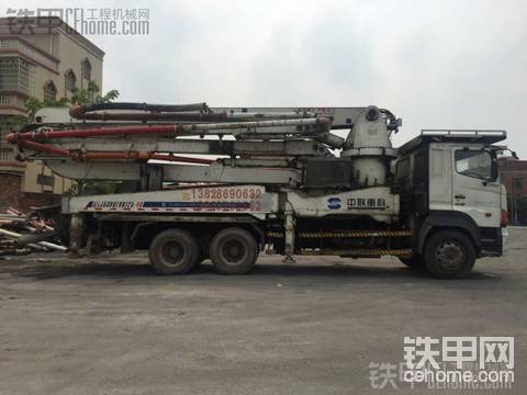 廣東省茂名市 出售兩臺中聯(lián) 37米（07年）、40米（08年）中聯(lián)混凝土泵車