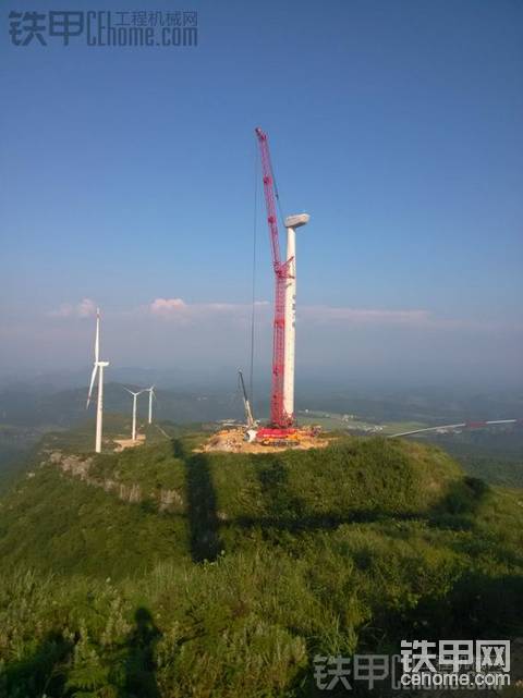 山地風(fēng)電吊裝利器，山巔上的變形金剛！