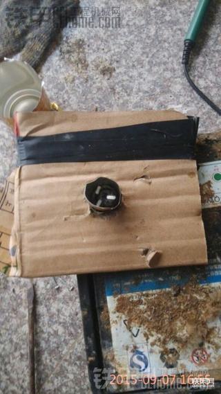 挖机电瓶桩头修复，自己动手