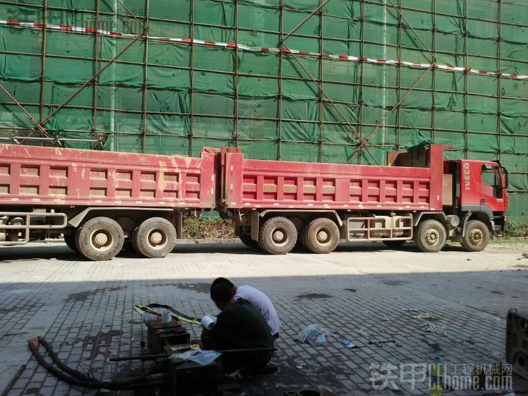 炮機(jī)壞了，只能裝車了。。。