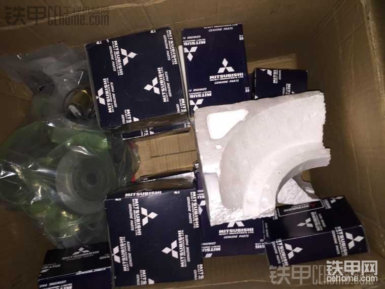 除了大修包，所有配件都是用的原廠三菱。