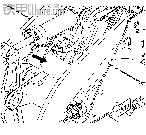 950 GC 輪式裝載機(jī) 電動(dòng)液壓系統(tǒng) 安全閥（管路） - 測(cè)試和調(diào)整